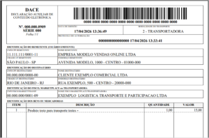 Declaração de Conteúdo Eletrônica (DC-e): Guia Completo para Empresas em 2026 